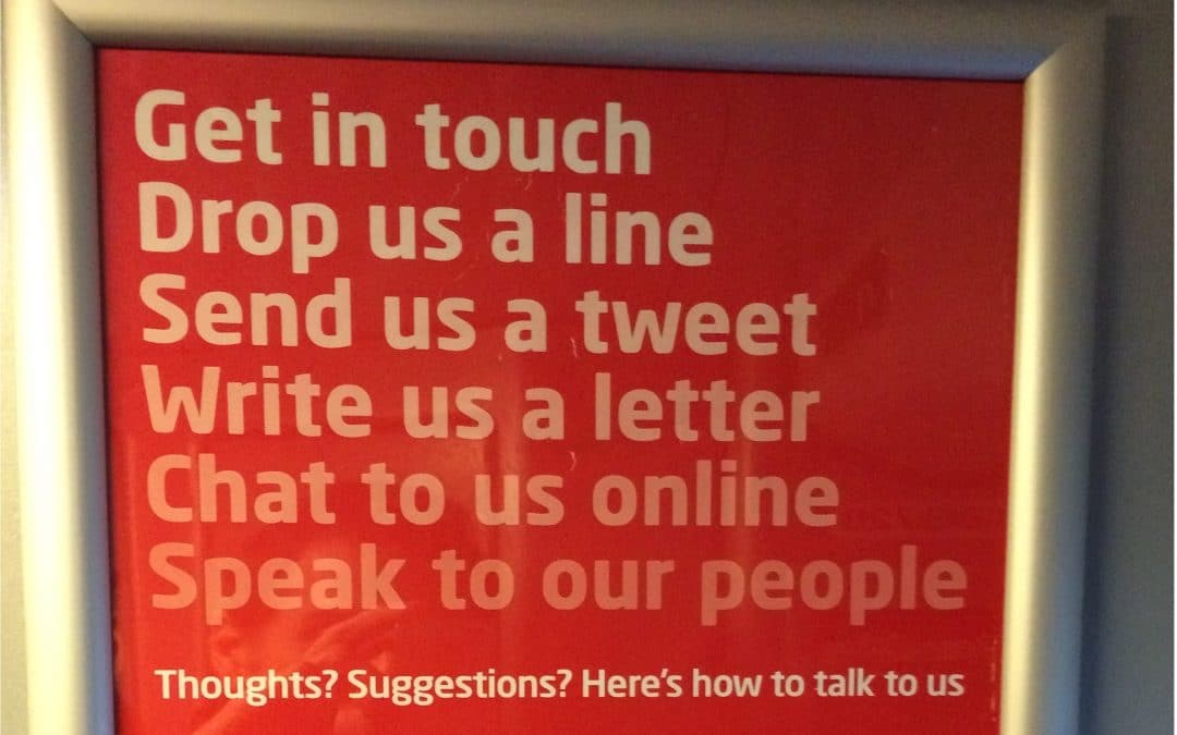 Virgin Trains advert